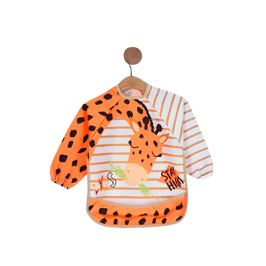 0-24 Ay Uzun Kollu Zürafa Mama ve Etkinlik Önlüğü